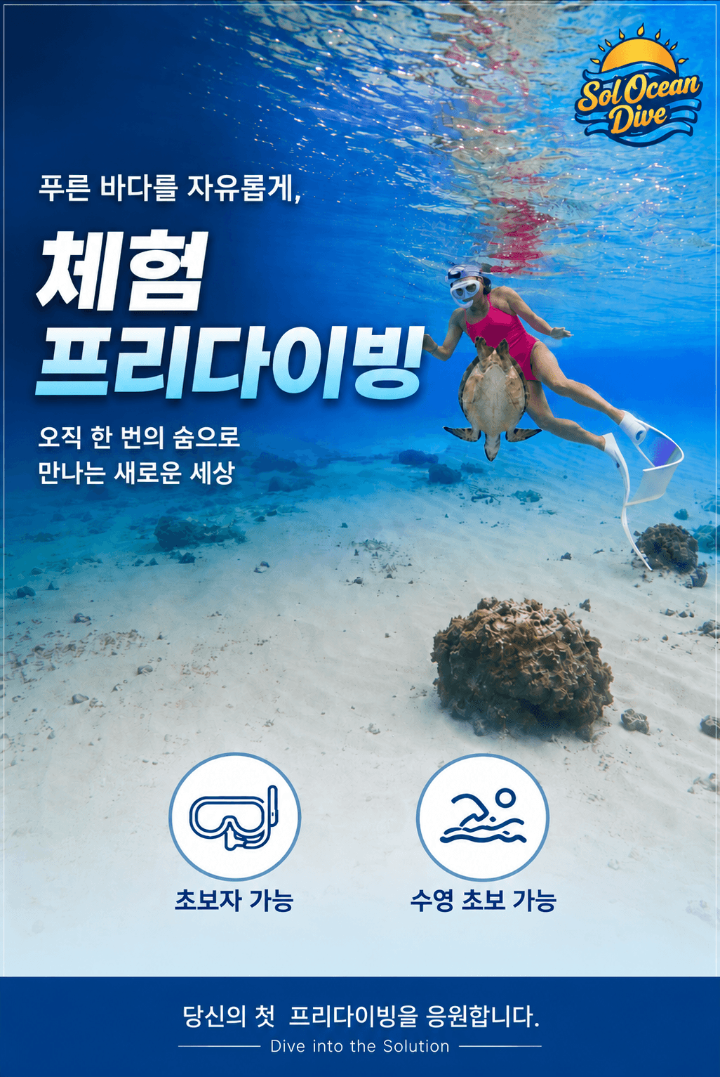 원데이 프리다이빙 강의 사진